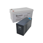 2000W 12V ECCO Pure Sine Wave Inverter UPS + 1x 200AH Deep Cycle Gel B