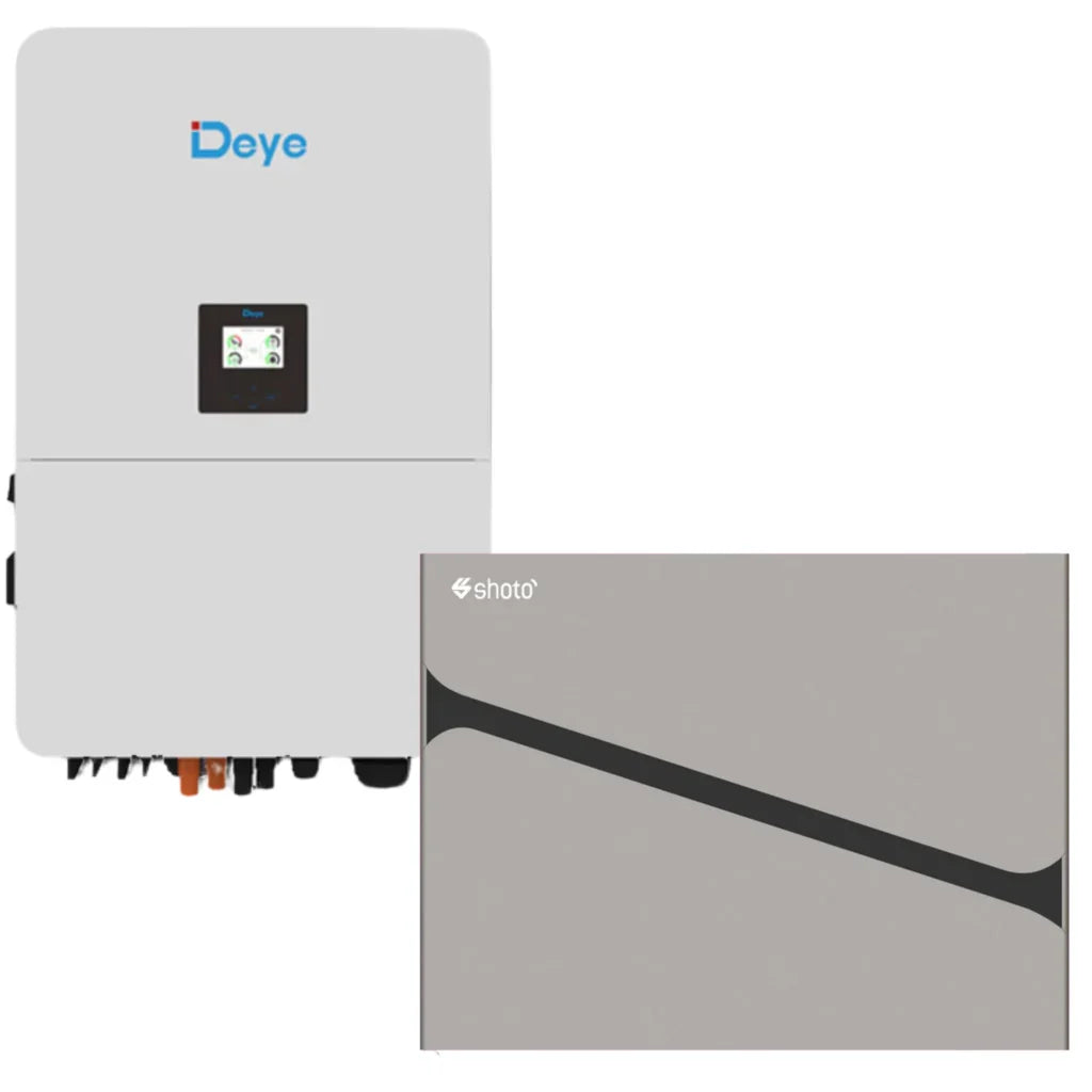 8KW MPPT Deye Load Shedding Shoto 5.1KWh Backup Power Combo Kit 8KW MPPT Deye Load Shedding Shoto 5.1KWh Backup Power Combo Kit