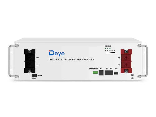 Deye 5.3kWh Lithium Battery SE-G5.3 – 10 Year Warranty Deye 5.3kWh Lithium Battery SE-G5.3 – 10 Year Warranty