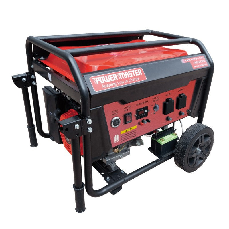 Powermaster Generator 7.5KVA Petrol Push Button St Powermaster Generator 7.5KVA Petrol Push Button St