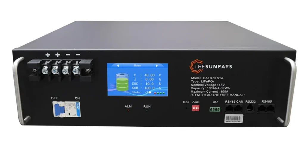 Solarix SunPays 48V 100Ah LiFePo4 Single Battery Solarix SunPays 48V 100Ah LiFePo4 Single Battery