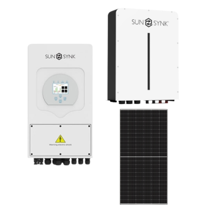 Sunsynk 5kW Solar, Inverter & Battery Combo Deal – 1 X Sunsynk 5kW Inv